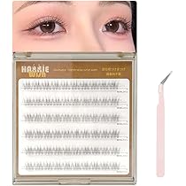 Amazon | Hannie wish つけまつげ 部分用 のり不要 軸なし ナチュラル